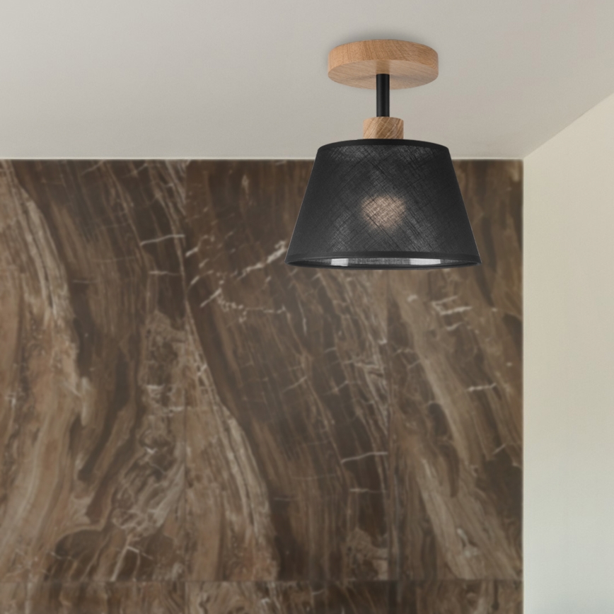 Brilagi - LED  Ytmonterad ljuskrona ANTHONY 1xE14/60W/230V ek/svart