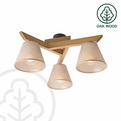 Brilagi - LED  Ytmonterad ljuskrona ANTHONY 3xE14/40W/230V ek/beige