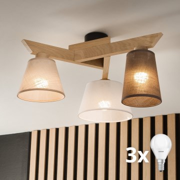 Brilagi - LED  Ytmonterad ljuskrona ANTHONY 3xE14/40W/230V ek