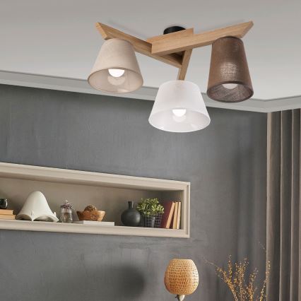 Brilagi - LED  Ytmonterad ljuskrona ANTHONY 3xE14/40W/230V ek