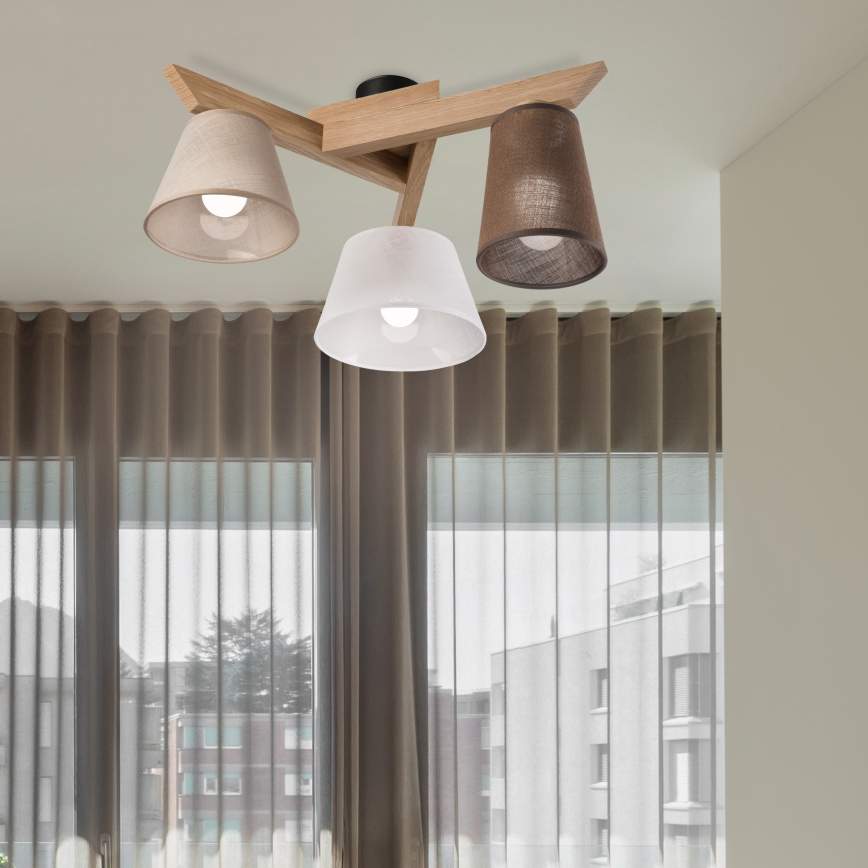 Brilagi - LED  Ytmonterad ljuskrona ANTHONY 3xE14/40W/230V ek