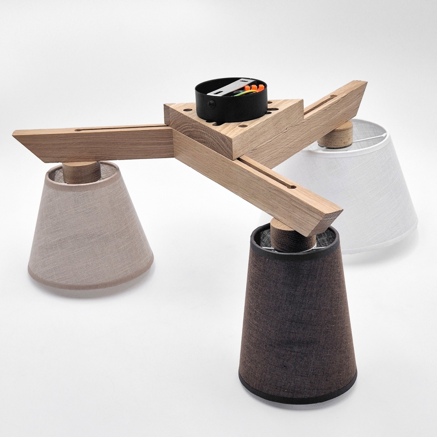 Brilagi - LED  Ytmonterad ljuskrona ANTHONY 3xE14/40W/230V ek