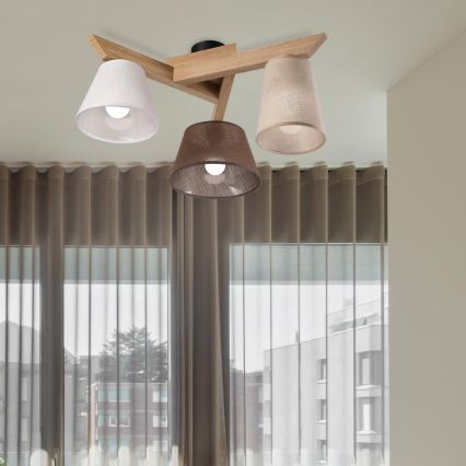 Brilagi - LED  Ytmonterad ljuskrona ANTHONY 3xE14/40W/230V ek