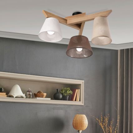 Brilagi - LED  Ytmonterad ljuskrona ANTHONY 3xE14/40W/230V ek