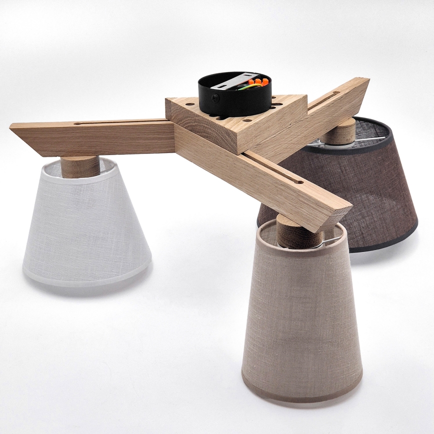 Brilagi - LED  Ytmonterad ljuskrona ANTHONY 3xE14/40W/230V ek