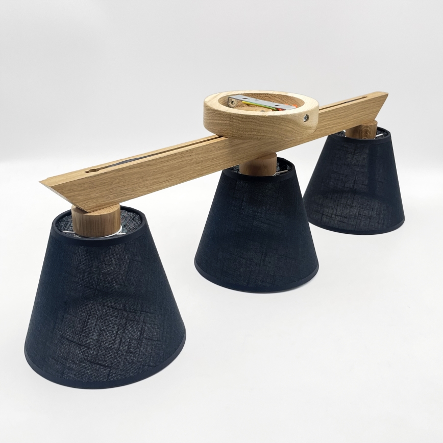 Brilagi - LED  Ytmonterad ljuskrona ANTHONY 3xE14/40W/230V ek/svart