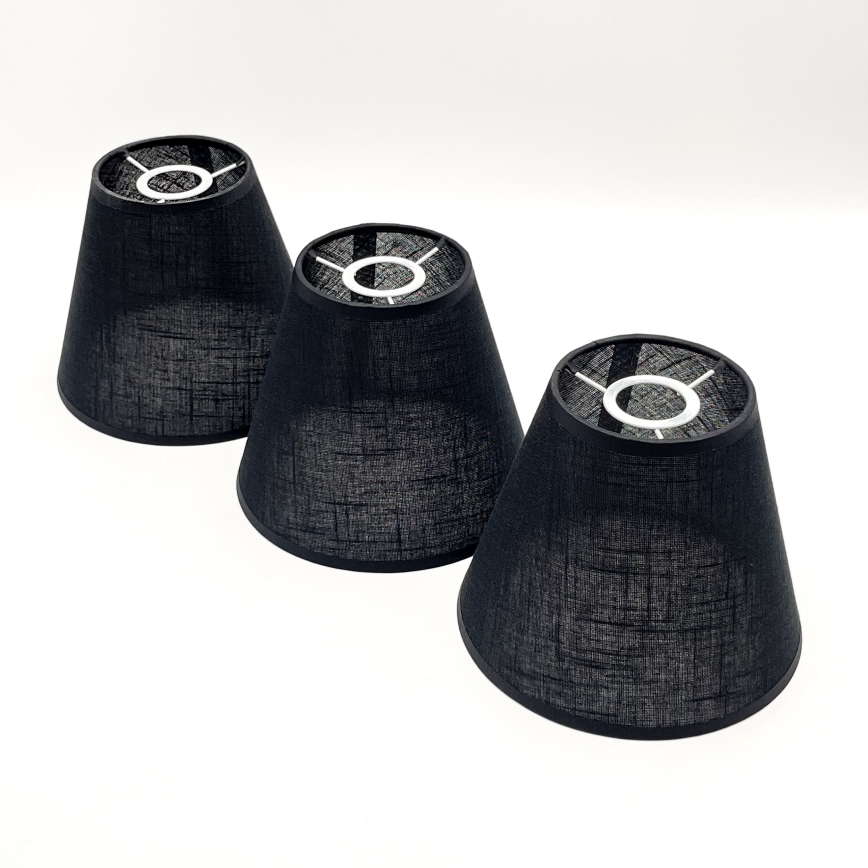 Brilagi - LED  Ytmonterad ljuskrona ANTHONY 3xE14/40W/230V ek/svart