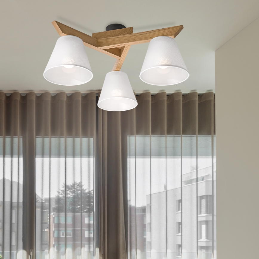 Brilagi - LED  Ytmonterad ljuskrona ANTHONY 3xE14/40W/230V ek/vit