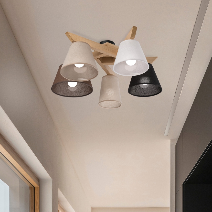 Brilagi - LED  Ytmonterad ljuskrona ANTHONY 5xE14/40W/230V ek