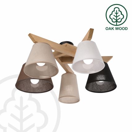 Brilagi - LED  Ytmonterad ljuskrona ANTHONY 5xE14/40W/230V ek