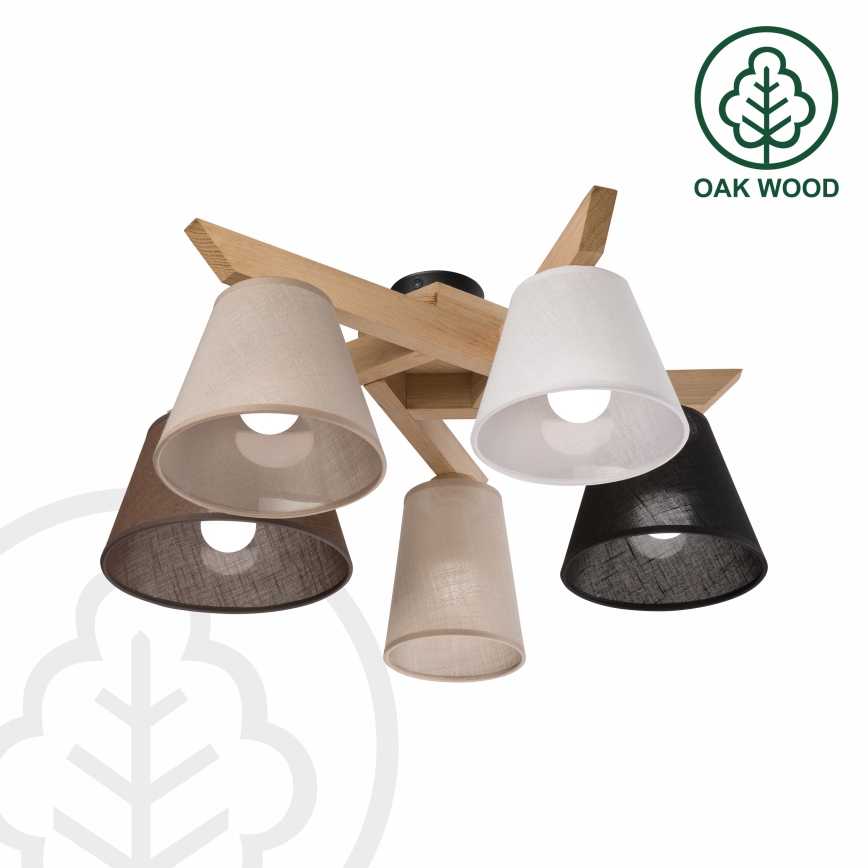 Brilagi - LED  Ytmonterad ljuskrona ANTHONY 5xE14/40W/230V ek