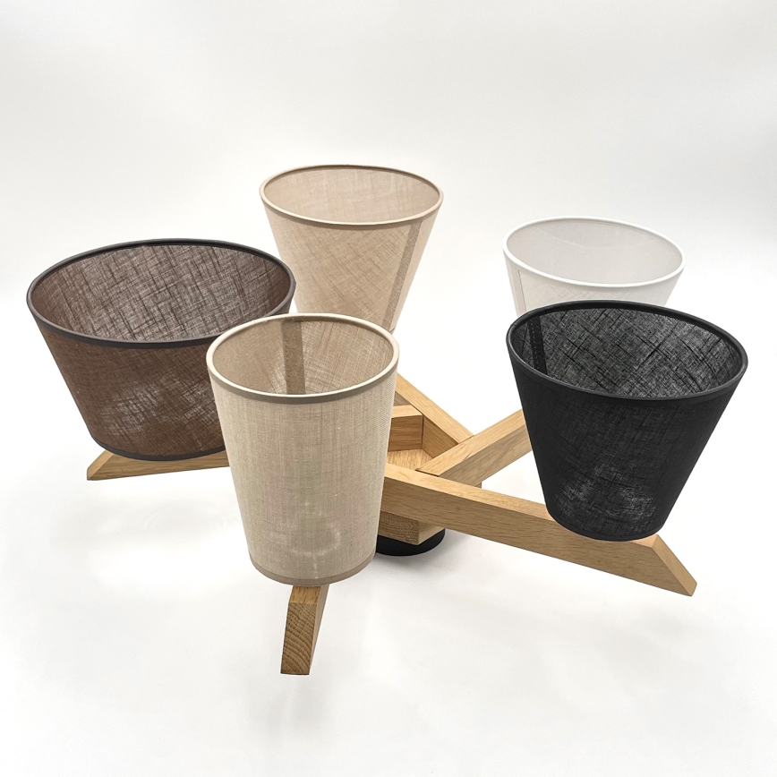 Brilagi - LED  Ytmonterad ljuskrona ANTHONY 5xE14/40W/230V ek