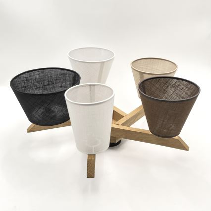 Brilagi - LED  Ytmonterad ljuskrona ANTHONY 5xE14/40W/230V ek