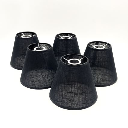 Brilagi - LED  Ytmonterad ljuskrona ANTHONY 5xE14/40W/230V ek/svart