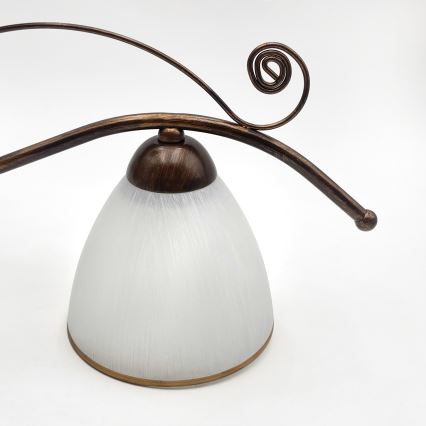 Brilagi - LED ytmonterad ljuskrona ANTICO 3xE27/60W/230V brons patina