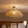 Brilagi - LED ytmonterad ljuskrona CERIA BOHO 1xE27/60W/230V Ø 70 cm svart/brun