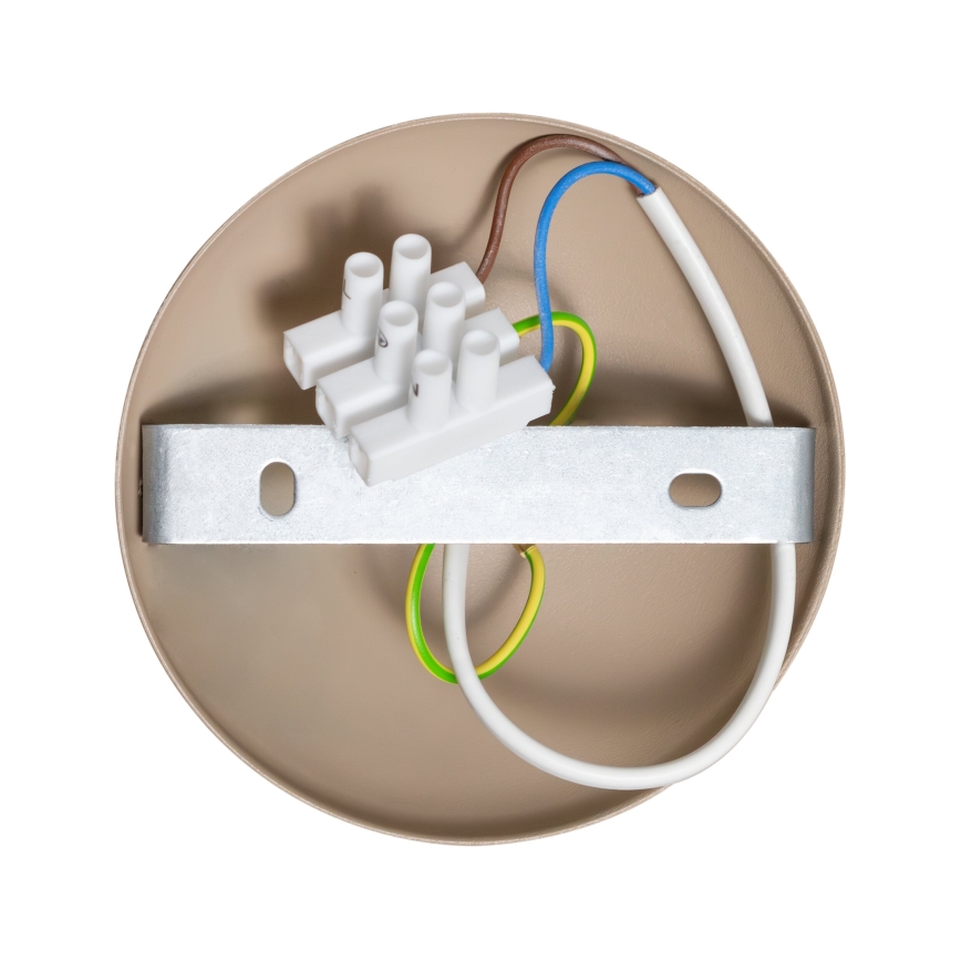 Brilagi - LED Ytmonterad ljuskrona FLAMENGO 1xE27/60W/230V beige