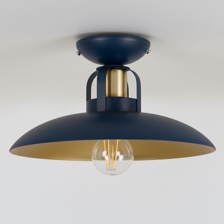 Brilagi - LED Ytmonterad ljuskrona FLAMENGO 1xE27/60W/230V blå