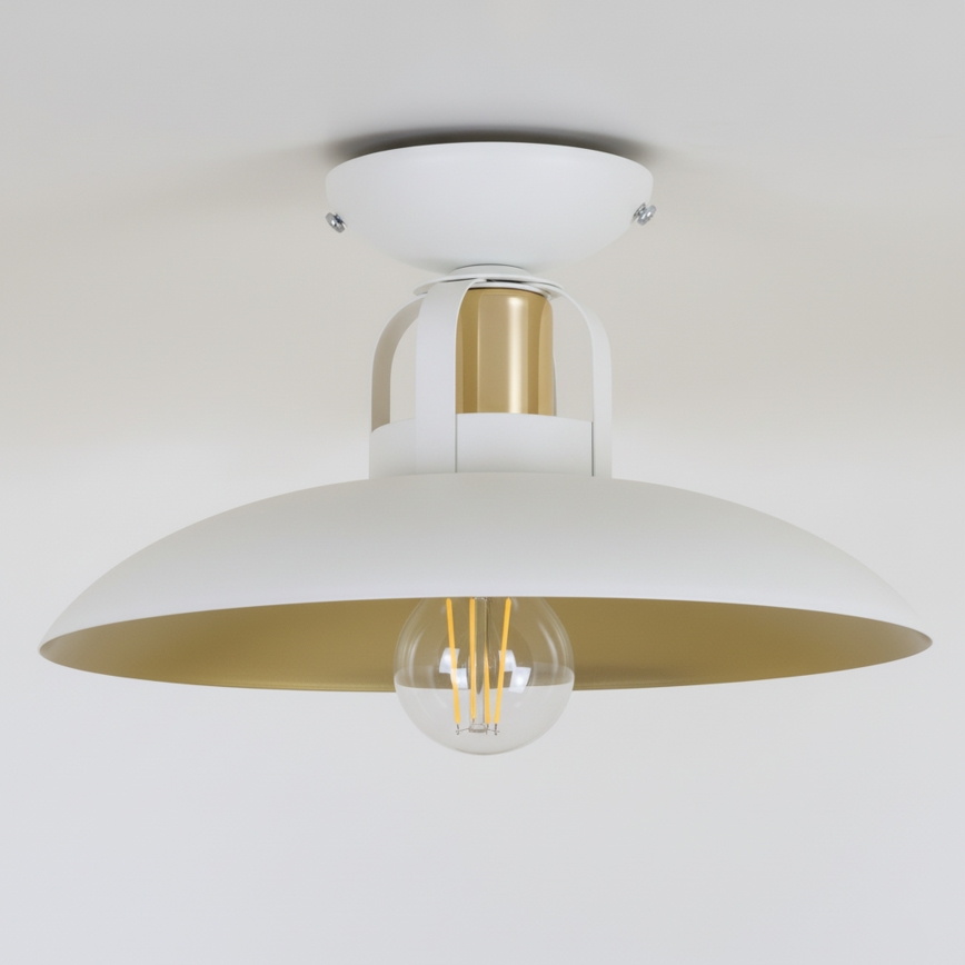 Brilagi - LED Ytmonterad ljuskrona FLAMENGO 1xE27/60W/230V vit