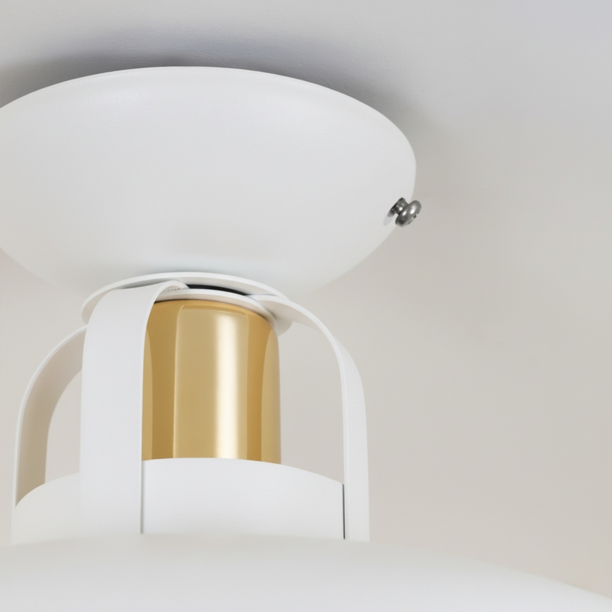 Brilagi - LED Ytmonterad ljuskrona FLAMENGO 1xE27/60W/230V vit