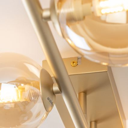 Brilagi - LED ytmonterad ljuskrona MILLA 4xG9/3W/230V guld