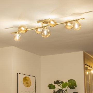 Brilagi - LED ytmonterad ljuskrona MILLA 7xG9/3W/230V guld