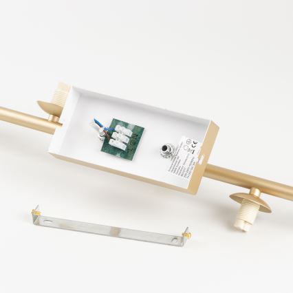 Brilagi - LED ytmonterad ljuskrona MILLA 7xG9/3W/230V guld/rökig