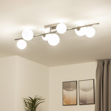 Brilagi - LED ytmonterad ljuskrona MILLA 7xG9/3W/230V skinande krom/vit