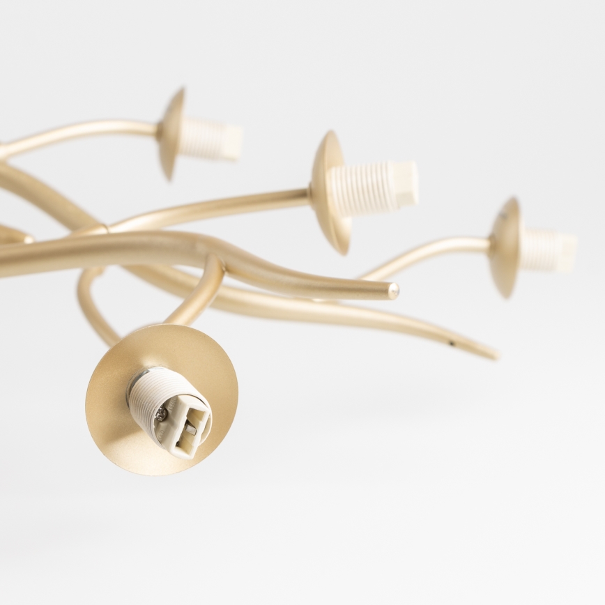 Brilagi - LED ytmonterad ljuskrona MISTEL 15xG9/3W/230V guld