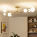 Brilagi - LED ytmonterad ljuskrona MISTEL 6xG9/3W/230V guld/vit