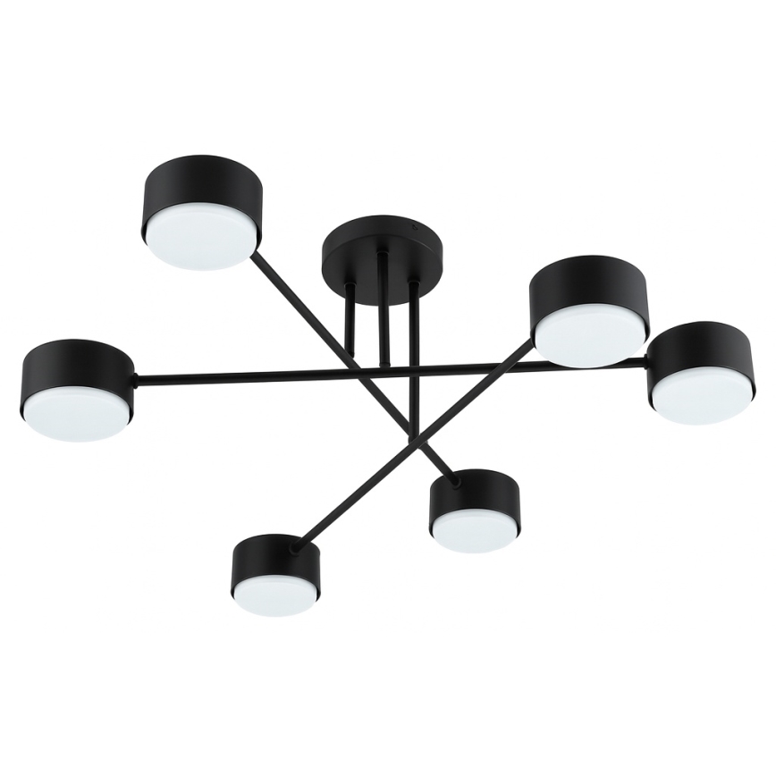 Brilagi - LED ytmonterad ljuskrona MONO 6xGX53/12W/230V svart