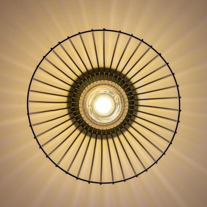 Brilagi - LED ytmonterad takkrona CERIA WIRE 1xE27/40W/230V Ø 21 cm svart