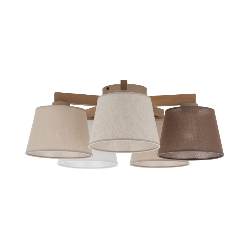 BRILAGI - LED ytmonterad takkrona LATTE SABIA 5xE27/15W/230V tall/mix