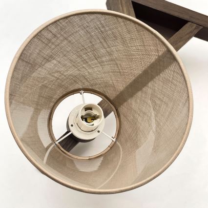 Brilagi - LED ytmonterad taklampa ANTHONY 3xE14/40W/230V ek/valnöt/beige