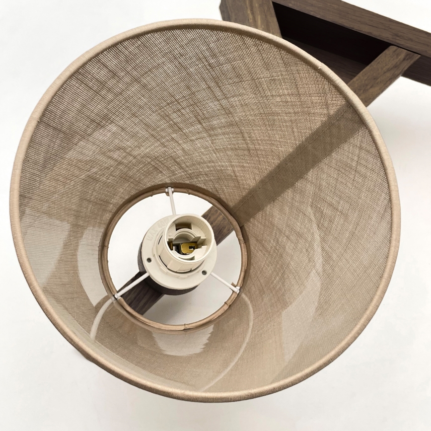 Brilagi - LED ytmonterad taklampa ANTHONY 3xE14/40W/230V ek/valnöt/beige