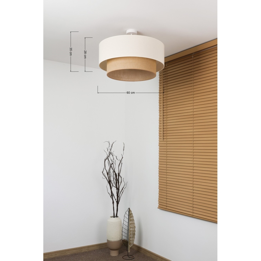 Brilagi - LED ytmonterad taklampa Boho-stil 3xE27/15W/230V Ø 60 cm