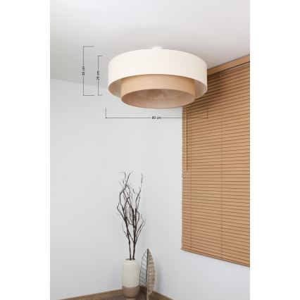 Brilagi - LED ytmonterad taklampa BOHO-stil 3xE27/15W/230V Ø 80 cm