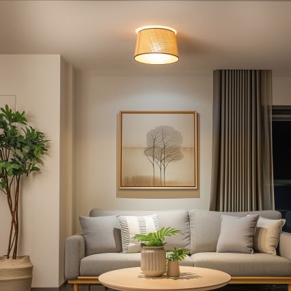 Brilagi - LED-ytmonterad taklampa CERIA 1xE27/40W/230V Ø 35 cm beige