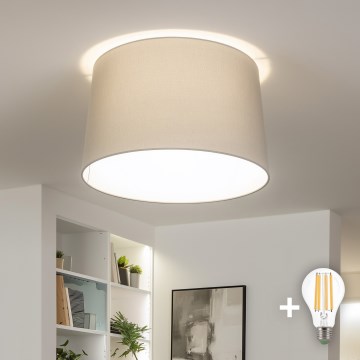 Brilagi - LED-ytmonterad taklampa CERIA 1xE27/40W/230V Ø 45 cm grå