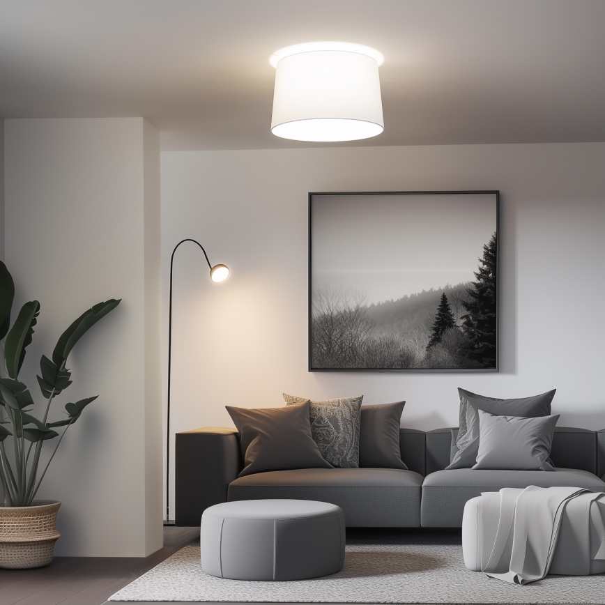 Brilagi - LED ytmonterad taklampa CERIA 1xE27/40W/230V Ø 45 cm vit