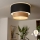 Brilagi - LED-ytmonterad taklampa CERIA 1xE27/40W/230V Ø 50 cm svart/beige