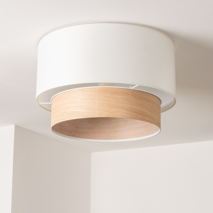 Brilagi - LED ytmonterad taklampa CERIA 1xE27/40W/230V Ø 50 cm vit/beige