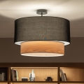 Brilagi - LED ytmonterad taklampa CERIA 1xE27/60W/230V pr. 50 cm svart/beige