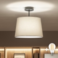 Brilagi - LED-ytmonterad taklampa CERIA 1xE27/60W/230V Ø 30 cm svart/grå