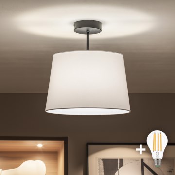 Brilagi - LED ytmonterad taklampa CERIA 1xE27/60W/230V Ø 30 cm svart/vit