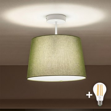 Brilagi - LED ytmonterad taklampa CERIA 1xE27/60W/230V Ø 30 cm vit/grön