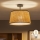 Brilagi - LED ytmonterad taklampa CERIA 1xE27/60W/230V Ø 35 cm svart/beige