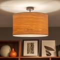Brilagi - LED-ytmonterad taklampa CERIA 1xE27/60W/230V Ø 45 cm svart/beige