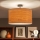 Brilagi - LED-ytmonterad taklampa CERIA 1xE27/60W/230V Ø 45 cm svart/beige