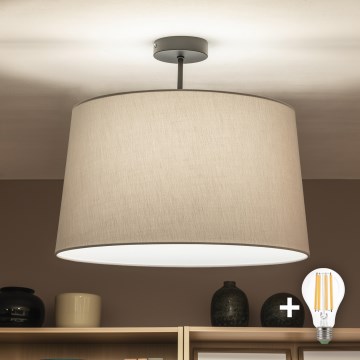 Brilagi - LED ytmonterad taklampa CERIA 1xE27/60W/230V Ø 45 cm svart/grå